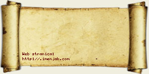 Gustav Binić vizit kartica